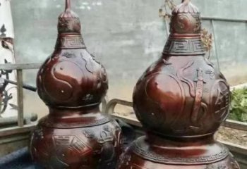 鹤壁葫芦雕塑，精致艺术佳作