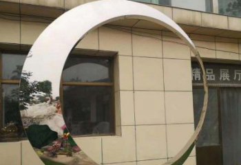 鹤壁完美的不锈钢圆环雕塑