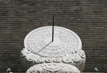 鹤壁花岗岩古代计时器日晷雕塑