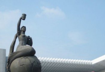 鹤壁中领雕塑推出的精美雕塑——铜铸地球塑像，…
