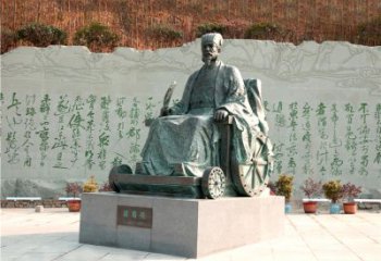 鹤壁享誉世界的诸葛亮铜雕景观雕塑