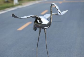 鹤壁中领雕塑：酒店装饰精美仙鹤雕塑
