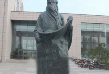 鹤壁老子校园名人铜雕——精雕细琢，百年不朽