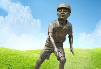 鹤壁领雕塑：儿童公园里的铜雕精灵