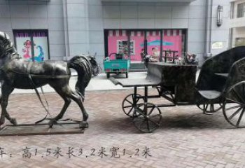 鹤壁古典马车雕塑，精致传承礼仪之魂