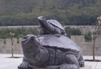 鹤壁中领雕塑母子乌龟公园石雕