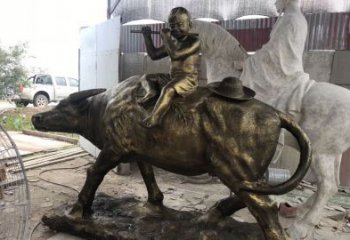 鹤壁铸就永恒的美丽——牧童人物雕塑