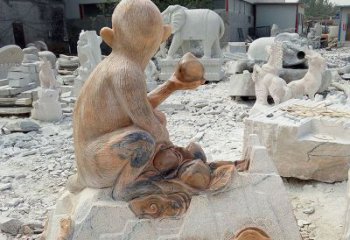 鹤壁精美猴子石雕，带来浓浓的节日气息