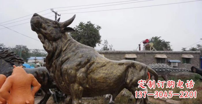 鹤壁令人惊叹的牛铜雕塑