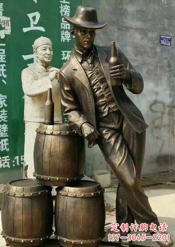 鹤壁精美高雅的牛仔铜雕