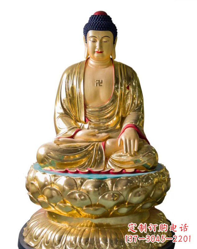 鹤壁如来佛雕塑,神圣古朴艺术精品
