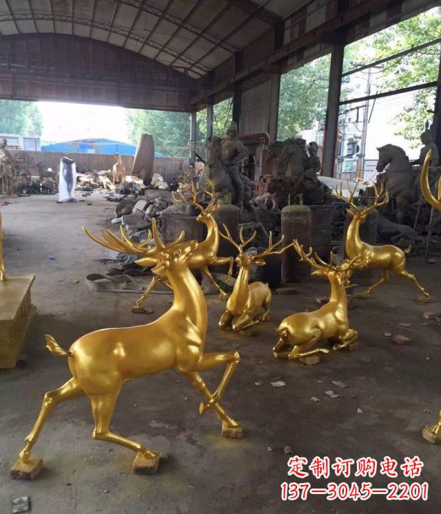 鹤壁风格多样的玻璃钢动物雕塑