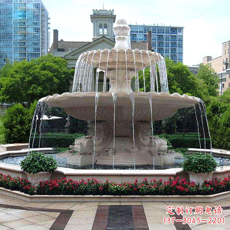 鹤壁优质喷泉石雕,造就美好风水