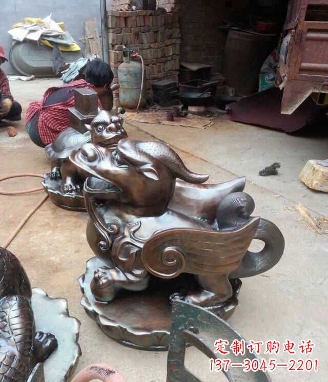 鹤壁中领雕塑貔貅铜雕高雅非凡