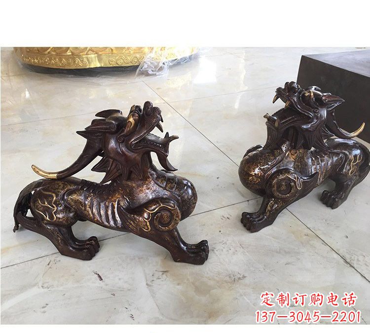 鹤壁浙江中领雕塑：高质量貔貅铜雕像