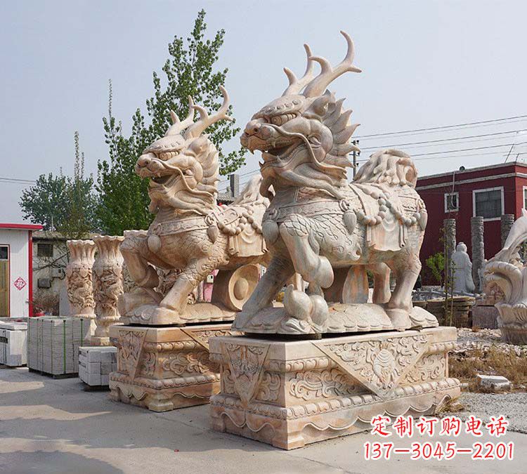 鹤壁麒麟镇宅石雕塑,品质卓越,匠心之作