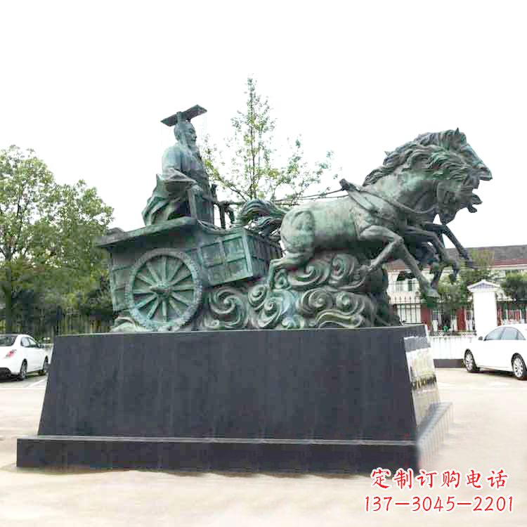 鹤壁秦始皇雕塑,震撼历史魅力