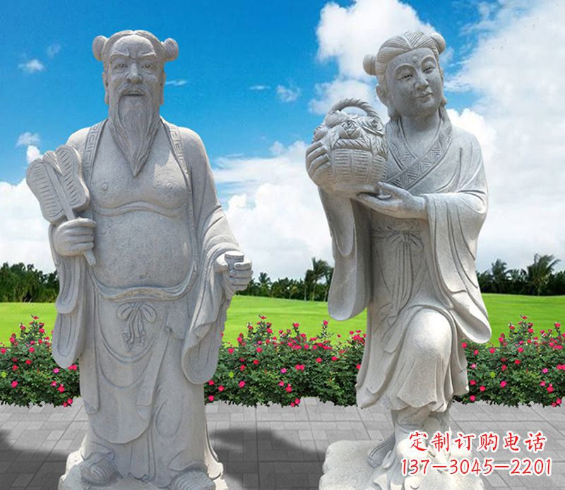 鹤壁青石八仙过海石雕