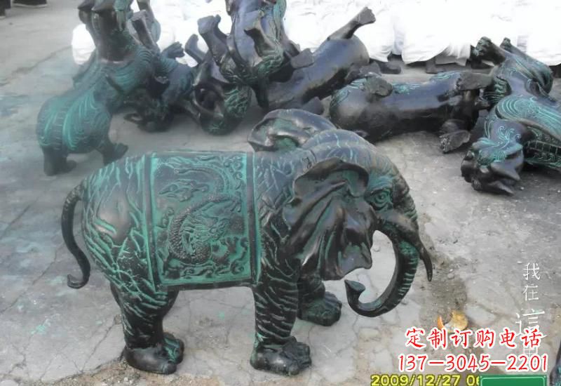 鹤壁青铜大象雕塑