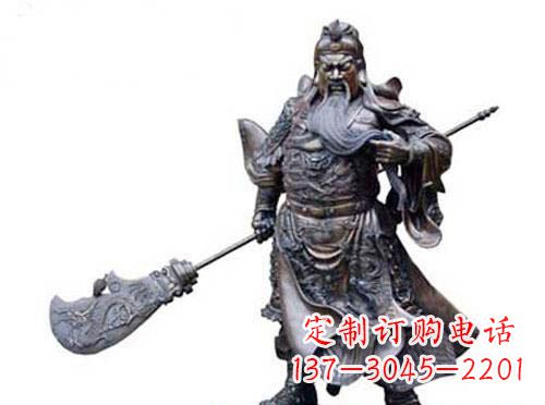 鹤壁关羽青铜雕塑,传承历史的精神