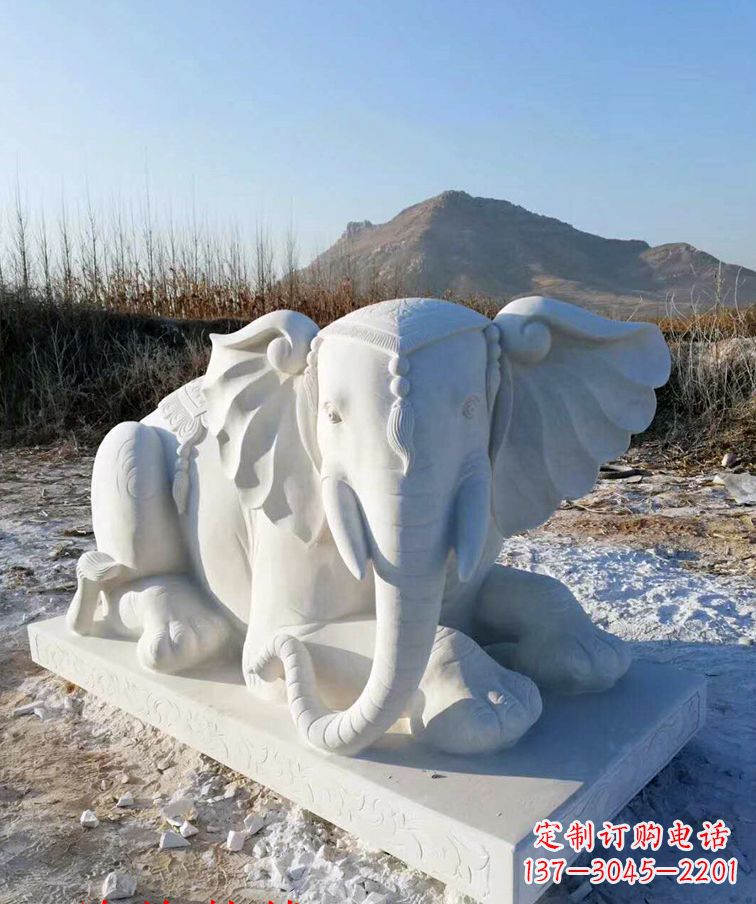 鹤壁追忆历史,清明上坟大象石雕