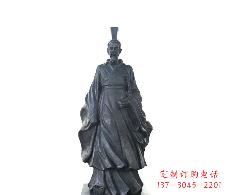 鹤壁精美绝伦的屈原雕塑