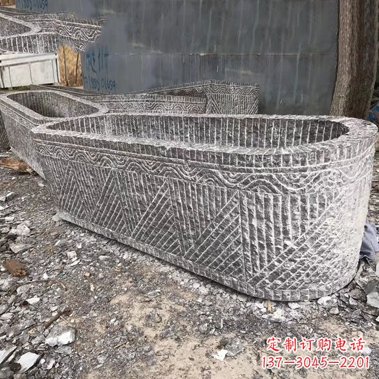 鹤壁起点雕刻•手工老石槽雕塑