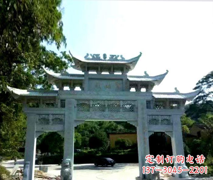 鹤壁艺术般的精美大理石牌坊雕塑,为您的家增添高雅气质
