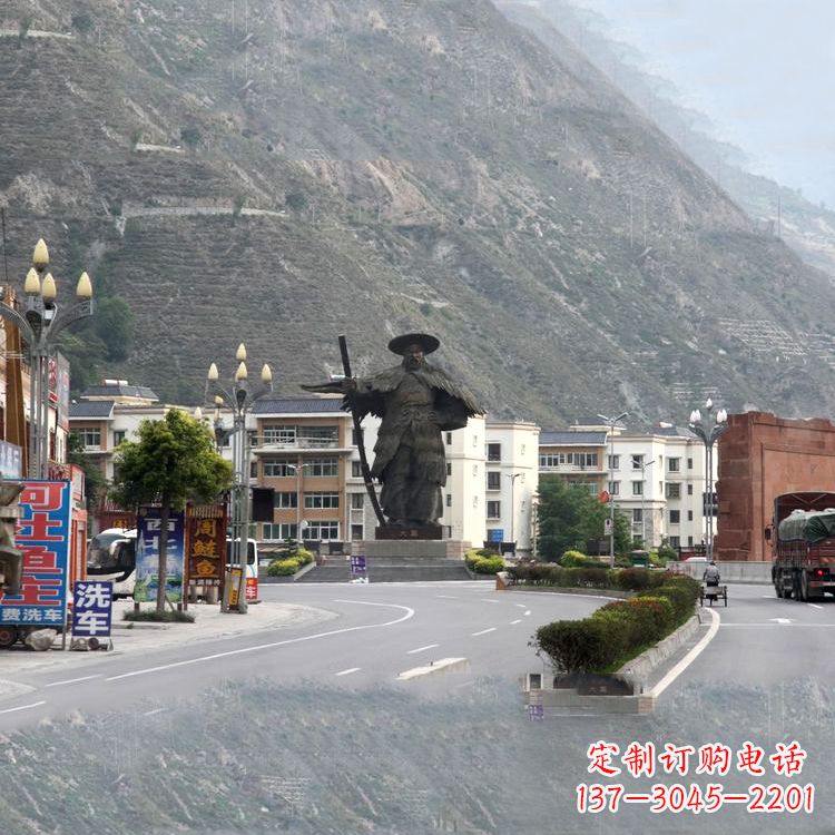 鹤壁上古名人著名君王大禹城市街道景观雕像
