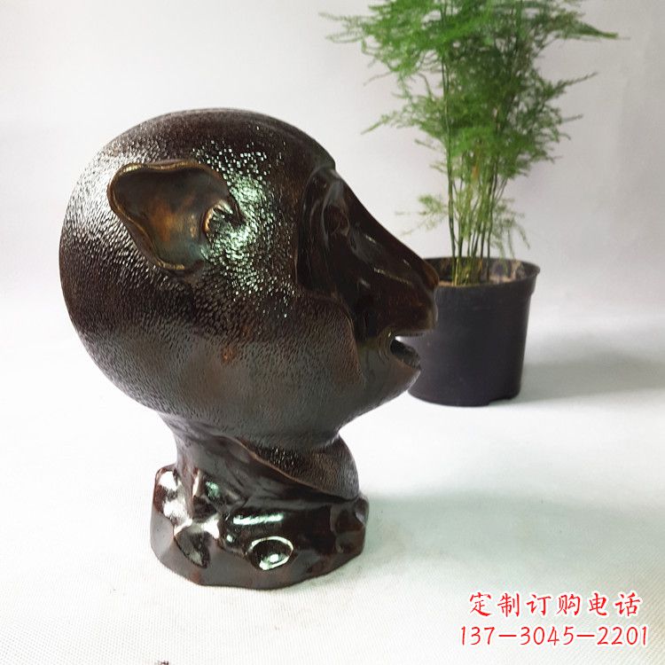 鹤壁中领雕塑：精美艺术品——猴年生肖铜兽雕塑