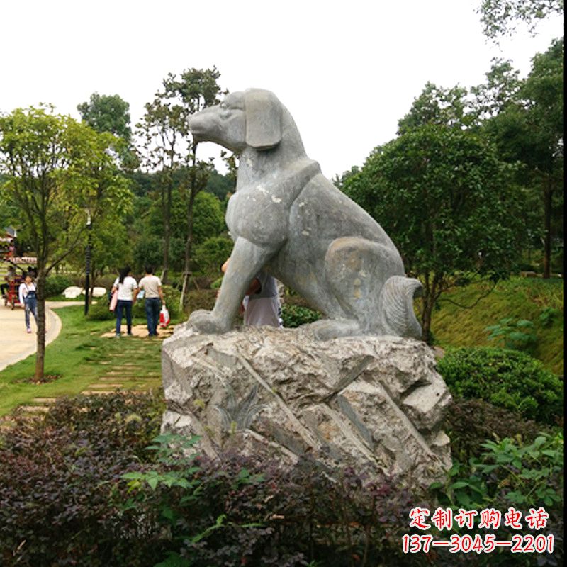 鹤壁中领雕塑狗公园动物雕塑摆件