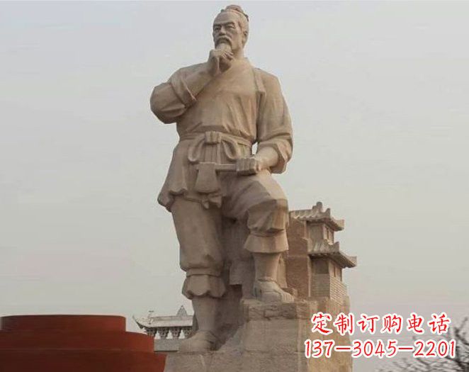 鹤壁重拾古代风采，中领雕塑打造高贵的鲁班雕塑