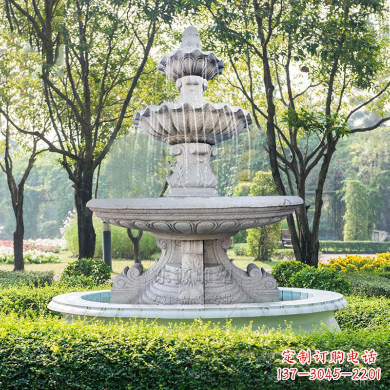 鹤壁石雕喷泉 喷水池