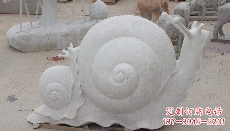 鹤壁石雕蜗牛