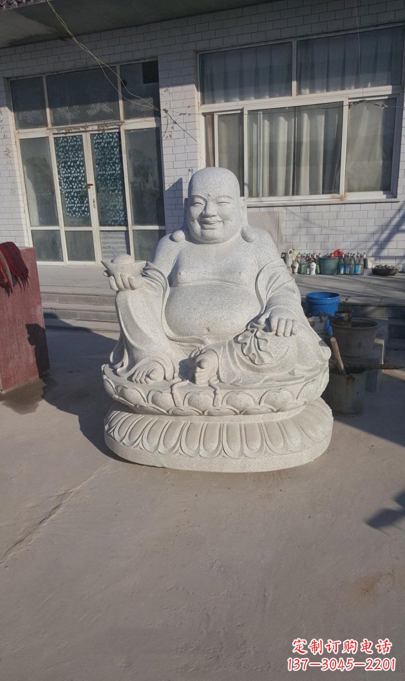 鹤壁石雕坐式弥勒佛