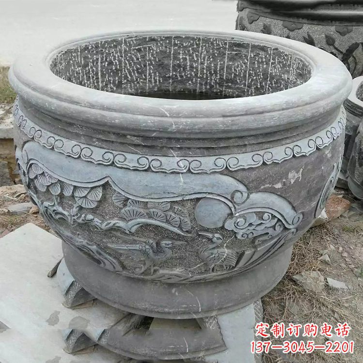 鹤壁石刻园林鱼缸