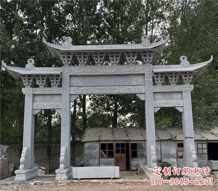 鹤壁石牌坊石雕牌坊