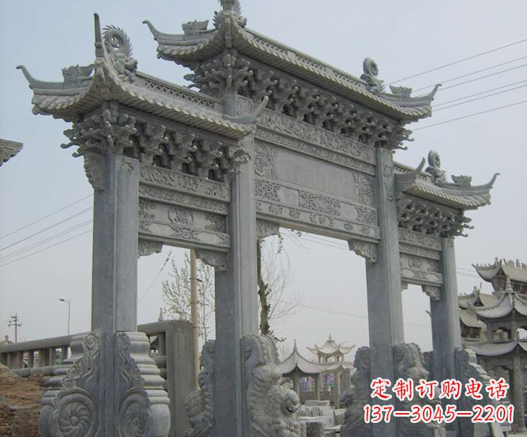 鹤壁石牌坊与石牌楼
