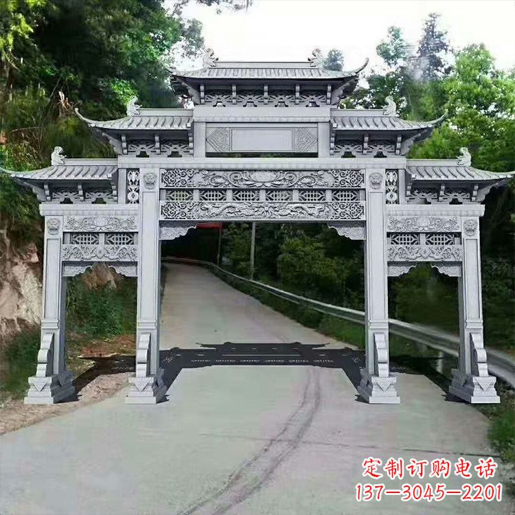 鹤壁石牌楼青石牌坊