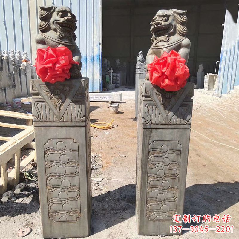 鹤壁石狮子栓马桩