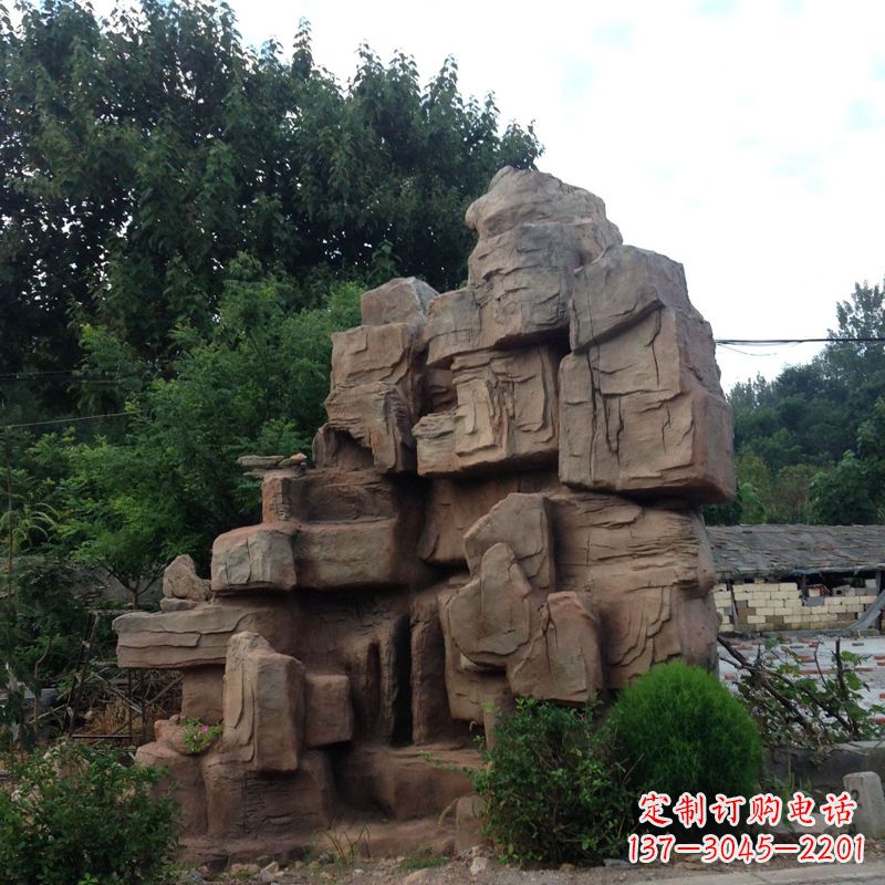 鹤壁石头(塑石)假山