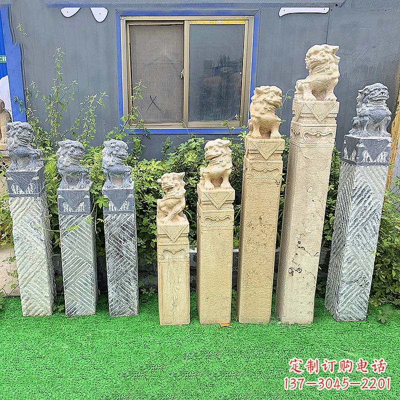 鹤壁拴马桩狮子