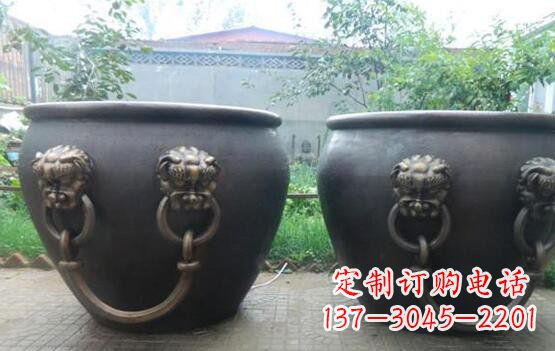 鹤壁水缸寺庙景观铜雕