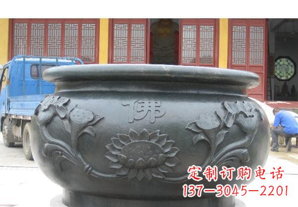 鹤壁水缸寺庙铜雕 (2)