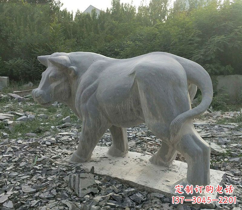 鹤壁水牛雕公园动物雕塑