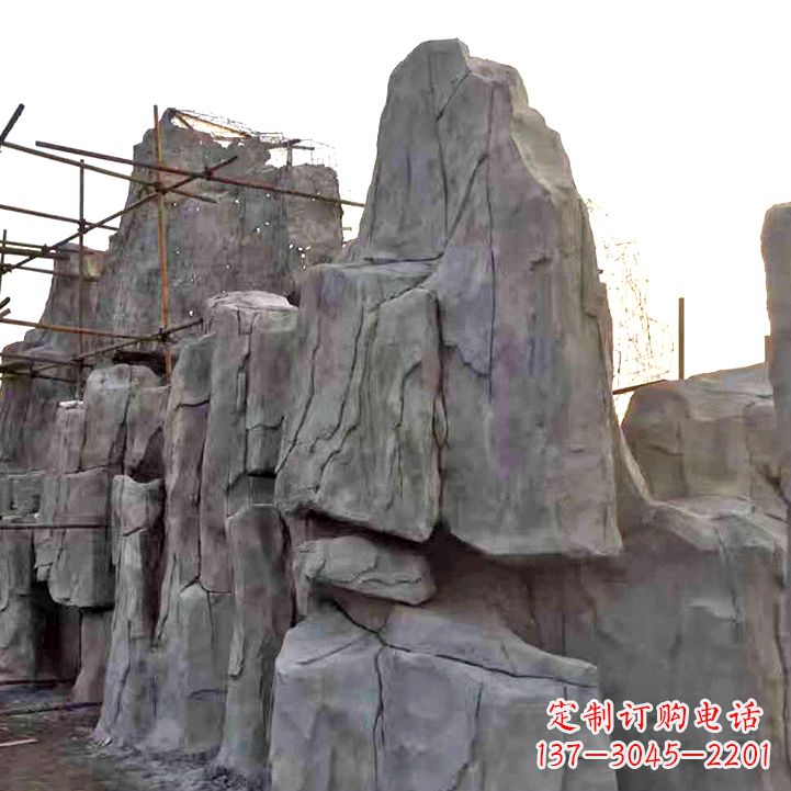 鹤壁水泥塑石假山雕塑