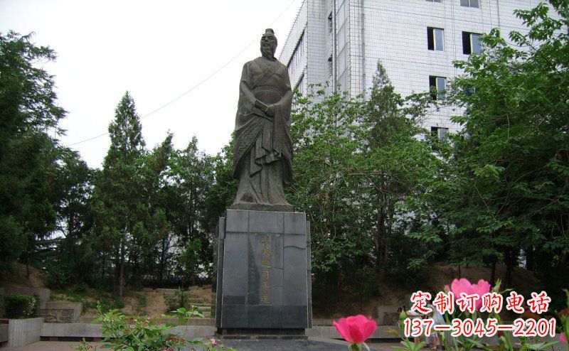 鹤壁司马迁古代名人铜雕