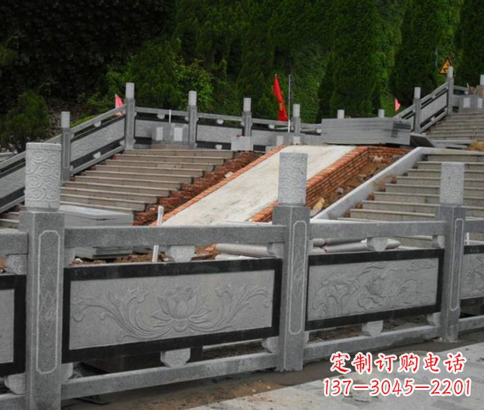 鹤壁寺庙景观仿古石栏板 (2)