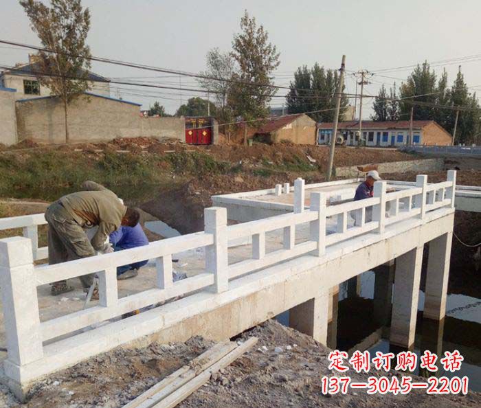 鹤壁寺庙景观汉白玉栏板石雕