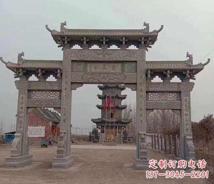 鹤壁寺院石牌坊
